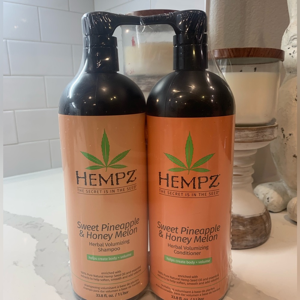HEMPZ SWEET PINEAPPLE HONEY MELON SHAMPOO 33.8 OZ. + CONDITIONER 33.8 OZ